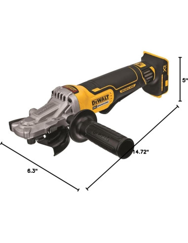 Amoladora Angular DEWALT 20V 5" con Freno DCG413FB