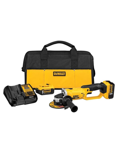 Amoladora Angular DEWALT 20V MAX 4.5" Inalámbrica DCG412P2
