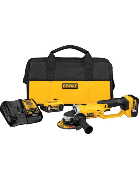 Amoladora Angular DEWALT 20V MAX 4.5" Inalámbrica DCG412P2