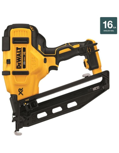 Clavadora de Acabado DEWALT 20V Angulada 16GA Sin Cable