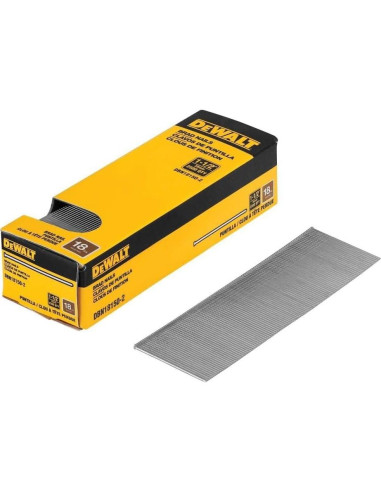 Clavos de Acabado DEWALT 18 Gauge 2500 Piezas DBN18150-2