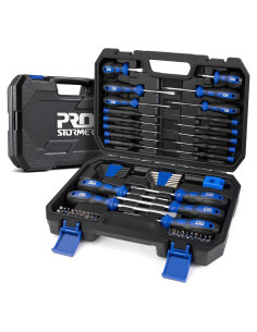 Juego de Destornilladores Prostormer 79 Piezas Magnéticos