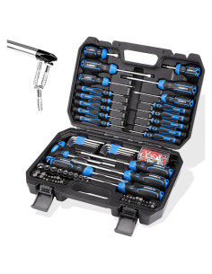 Juego de Destornilladores 120 Piezas URASISTO Magnéticos