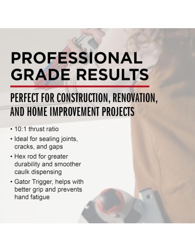 Pistola de Calafateo Newborn 930-GTD Sin Goteo 10:1