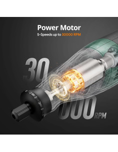 Herramienta Rotativa Inalámbrica DEPSTECH DC08 8V 127 Accesorios 2