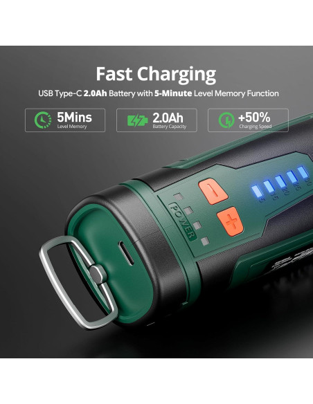 Herramienta Rotativa Inalámbrica DEPSTECH DC08 8V 127 Accesorios