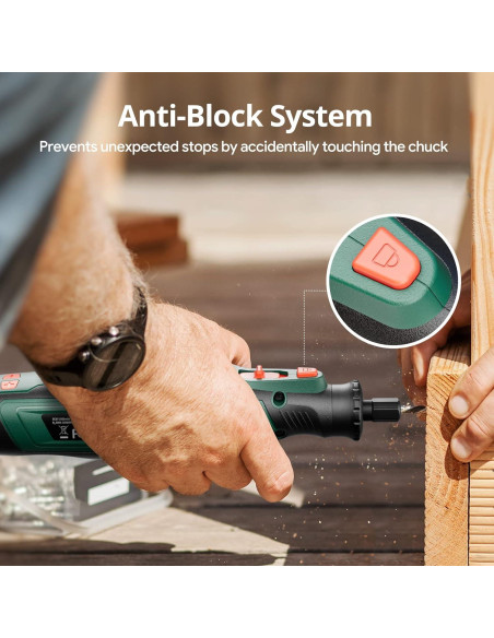 Herramienta Rotativa Inalámbrica DEPSTECH DC08 8V 127 Accesorios