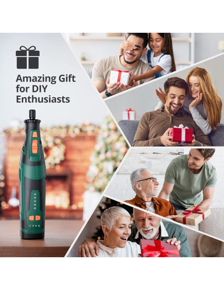 Herramienta Rotativa Inalámbrica DEPSTECH DC08 8V 127 Accesorios