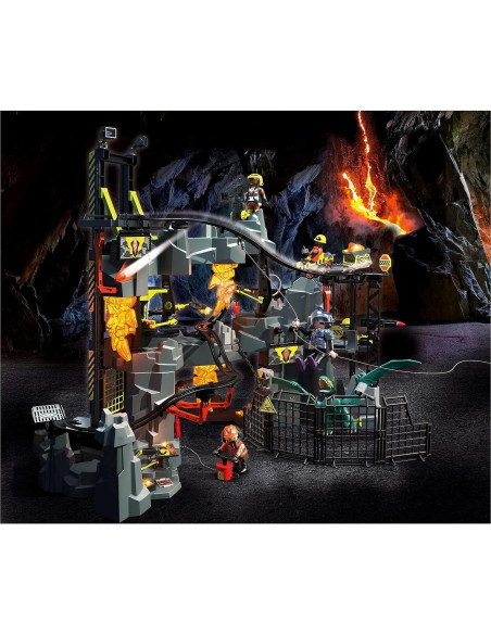 Playmobil Mina Dino Rise 70925 con 4 figuras y cañón