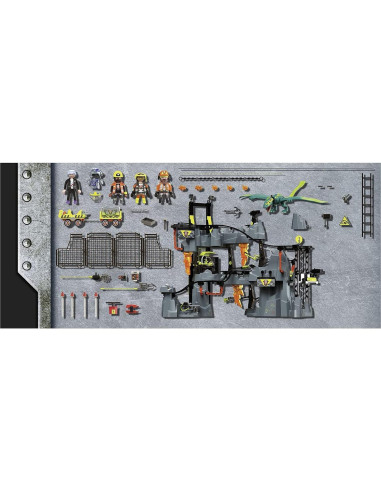 Playmobil Mina Dino Rise 70925 con 4 figuras y cañón