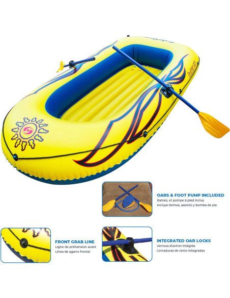 Balsa Inflable Swimline SunSkiff 3 Personas 2,44m