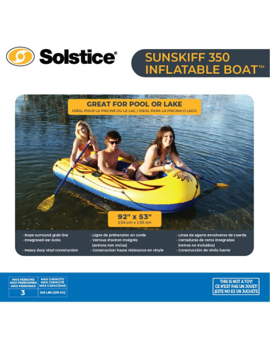 Balsa Inflable Swimline SunSkiff 3 Personas 2,44m