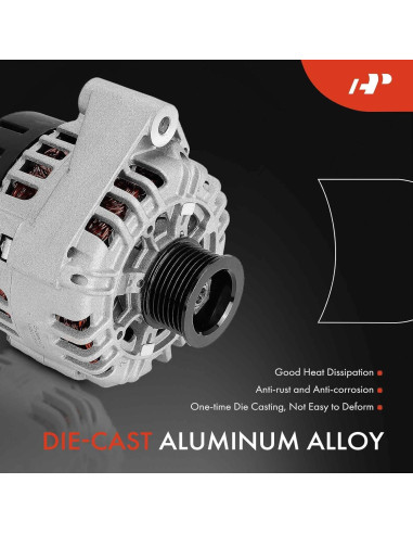 Alternador A-Premium para Land Rover Discovery 2003-2004 12V 120A