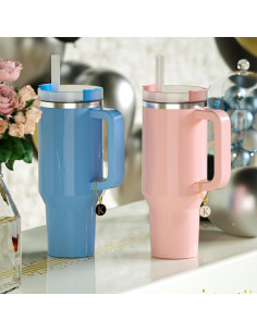 Encanto Personalizado para Taza Stanley - Letra K, 2 Piezas 2