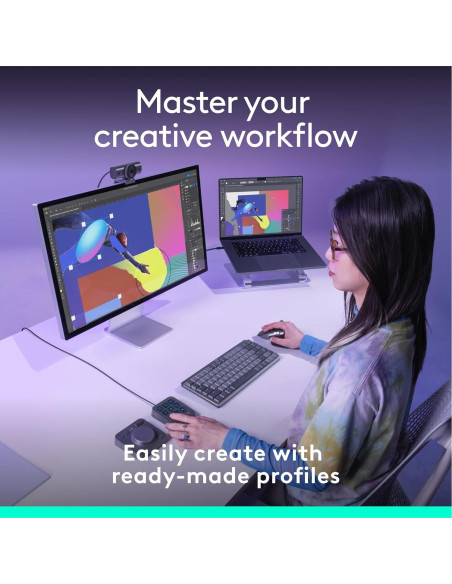 Consola Creativa Logitech MX - 9 Teclas LCD Personalizables