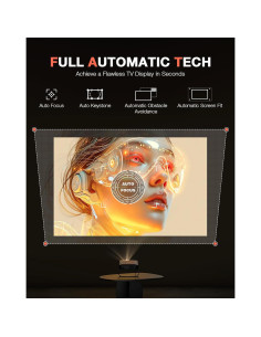 Proyector Portátil VOPLLS R1 550 ANSI 1080P WiFi y Bluetooth 2