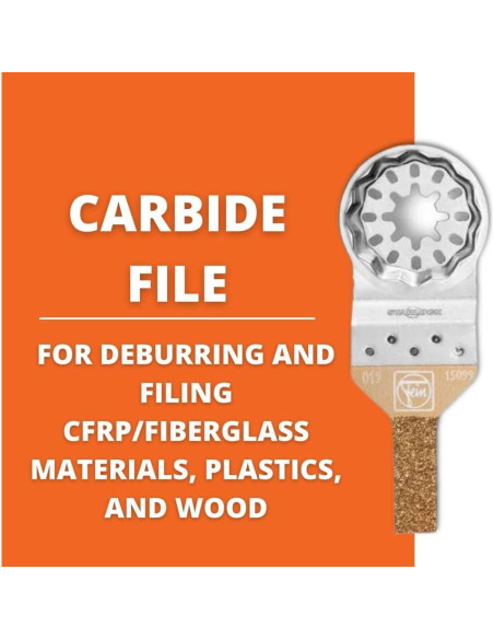 Archivo de Carburo Fein Starlock 10mm x 30mm para Madera y Plásticos