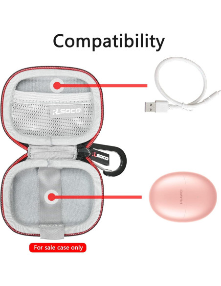 Funda Dura RLSOCO para Huawei FreeBuds 5/6 Resistente Agua