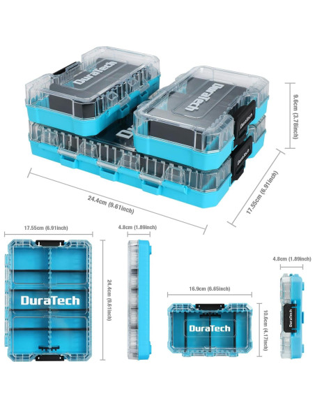 Organizador de Piezas Pequeñas DURATECH 14 Compartimentos