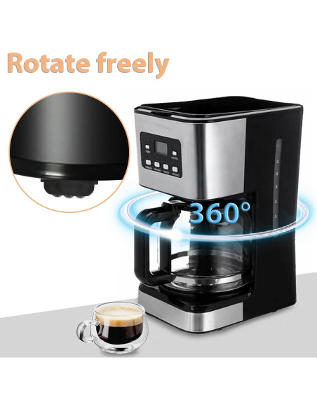 8 Ruedas Mini Giratorias Prasacco para Electrodomésticos Negros