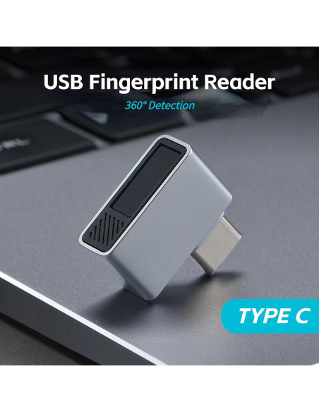 Lector de Huellas Dactilares USB C Yoidesu Mini 360 0.5s
