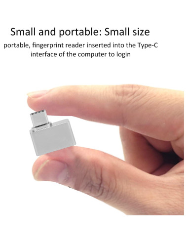 Lector de Huellas Dactilares USB C Yoidesu Mini 360 0.5s