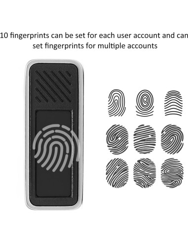 Lector de Huellas Dactilares USB C Yoidesu Mini 360 0.5s