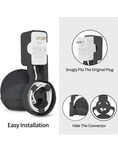 Soporte Pared para Echo Dot 4ta/5ta Gen - Negro 2