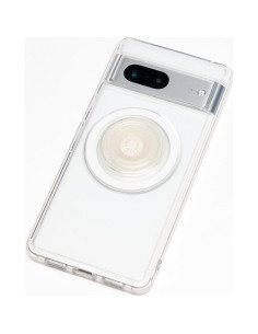 PopSockets Agarre Redondo MagSafe Transparente con Adaptador 2