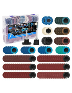 136 Discos de Lijado 2" Elechiakan para Amoladora y Taladro