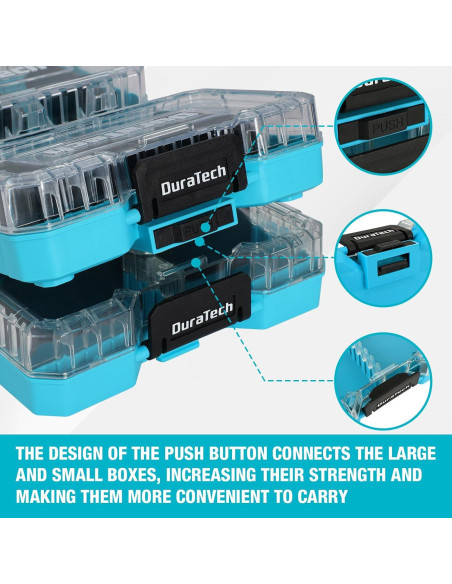 Organizador de Piezas Pequeñas DURATECH 14 Compartimentos