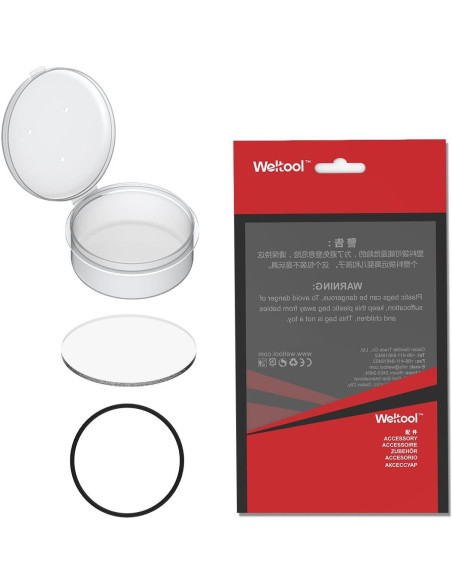 Lente de vidrio Weltool para linternas Maglite C y D Lente de vidrio Weltool para linternas Maglite C y D