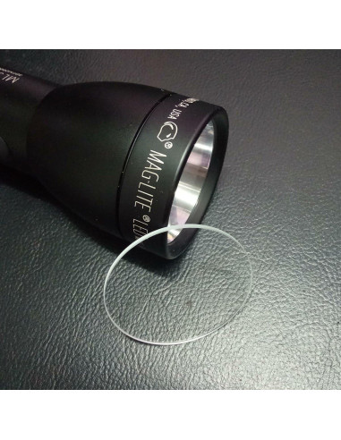 Lente de vidrio Weltool para linternas Maglite C y D