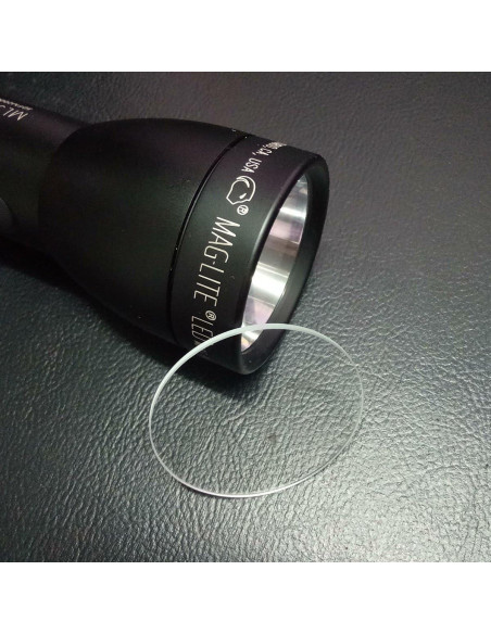 Lente de vidrio Weltool para linternas Maglite C y D Lente de vidrio Weltool para linternas Maglite C y D