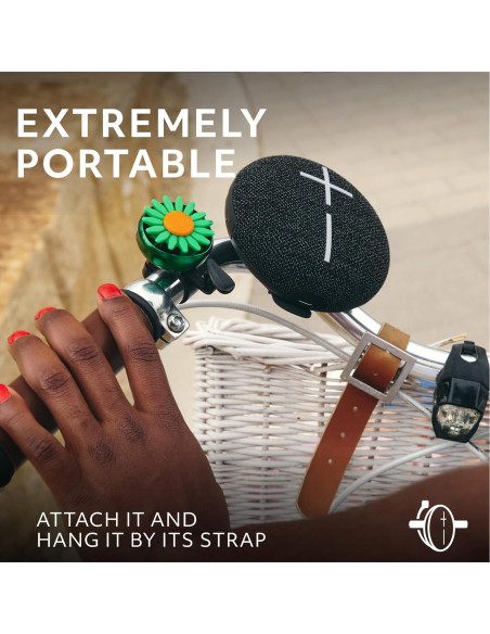 Altavoz Bluetooth Ultimate Ears MINIROLL Impermeable 12h Negro