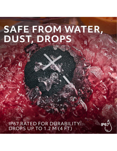 Altavoz Bluetooth Ultimate Ears MINIROLL Impermeable 12h Negro