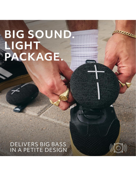 Altavoz Bluetooth Ultimate Ears MINIROLL Impermeable 12h Negro
