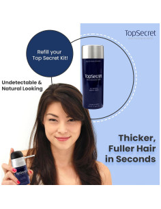 Recarga Fibras Capilares Top Secret 27.5g Marrón Medio 2