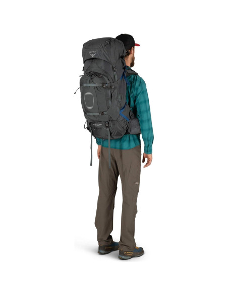 Mochila de senderismo Osprey Aether Plus 70L negra S/M