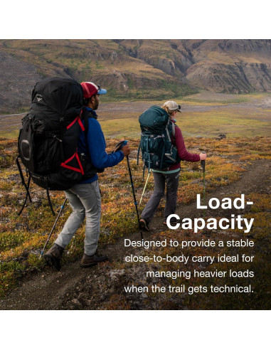 Mochila de senderismo Osprey Aether Plus 70L negra S/M