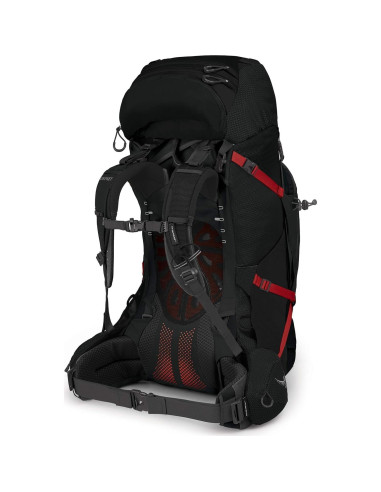 Mochila de senderismo Osprey Aether Plus 70L negra S/M