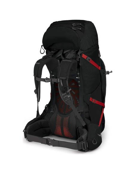 Mochila de senderismo Osprey Aether Plus 70L negra S/M