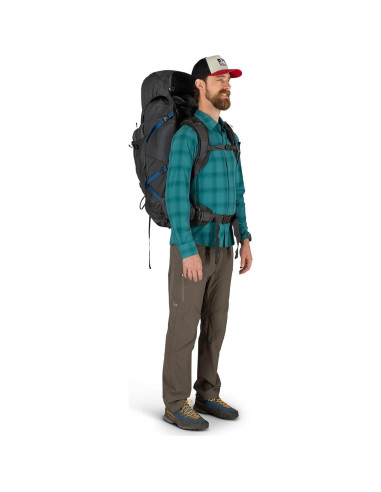 Mochila de senderismo Osprey Aether Plus 70L negra S/M