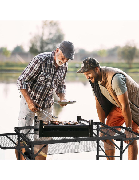 Mesa Plegable WildFinder 3x2 Pies Ajustable para Camping