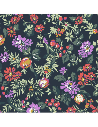 Billetera de Viaje Vera Bradley Algodón RFID Verde Floral