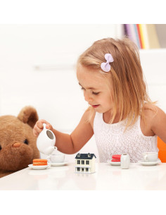 Casa de Muñecas Ipetboom Villa Pequeña Madera Decorativa 2