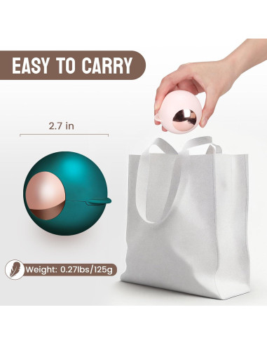 Rodillo de Pelusa QNBRW Lavable y Reutilizable Verde