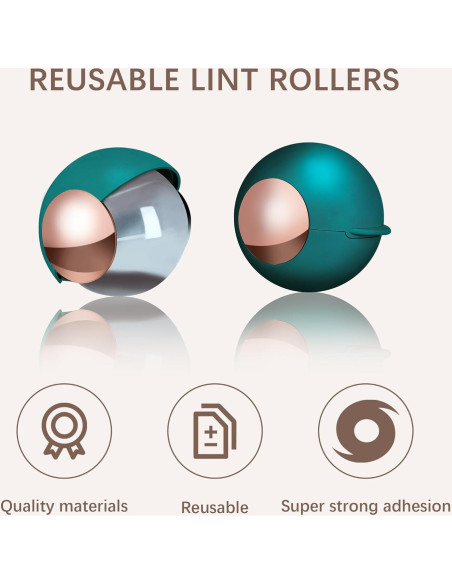 Rodillo de Pelusa QNBRW Lavable y Reutilizable Verde