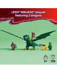 LEGO NINJAGO Dragón del Bosque Verde Lloyd - 128 Piezas 2
