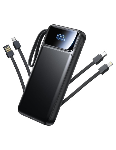 Banco de Energía Aioneus 10000mAh Carga Rápida 22.5W 6 Salidas